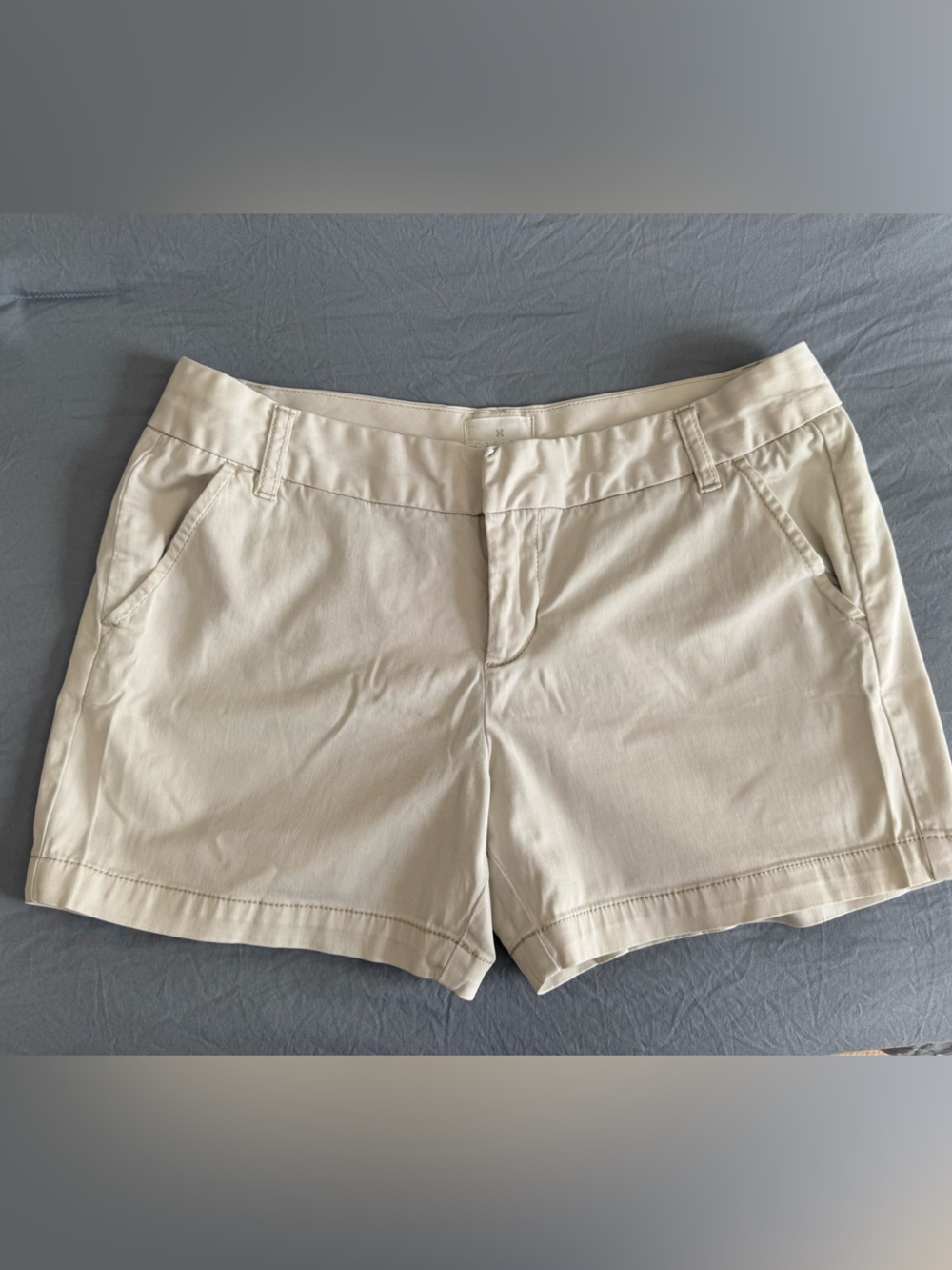 Caslon Light Khaki Bermuda Shorts